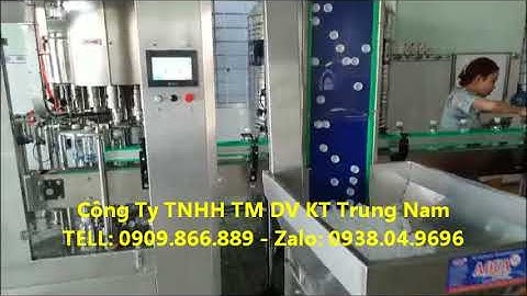 Máy chiết rót 3 trong 1 (3 in 1)- Chiết rót nước tinh khiết