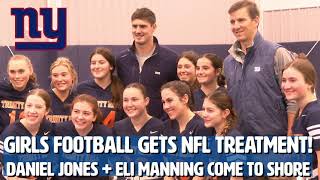 Giants Qbs Support Shore Flag Football Daniel Jones And Eli Manning Come To Manasquan
