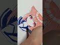 コピック3色チャレンジ【お茶助】#コピック#アナログイラスト#shorts #イラストメイキング #イラスト #手描き #shortvideo #日傘