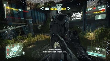 CRYSIS 3 RAW: Crash Site SCAR MOD 2 Airport Gameplay