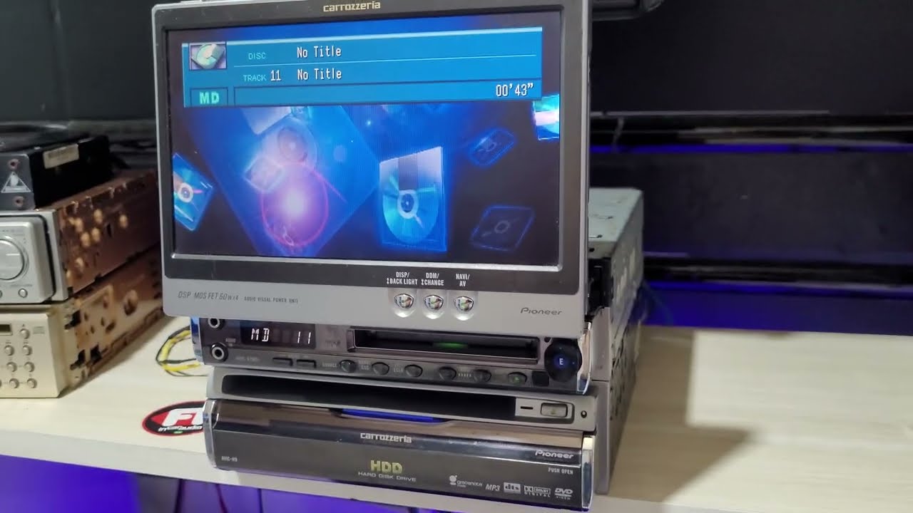Pioneer AVIC-V7MD [MiniDisc Wiki] ☆1606-115L carrozzeria AVIC-V77