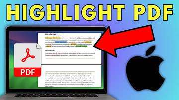 How To Highlight A PDF Document On Mac