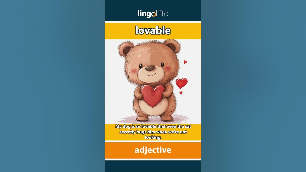 Lovable Meaning Flash Card Learn English Vocabulary YouTube lovable-meaning-flash-card-learn-english-vocabulary-youtube