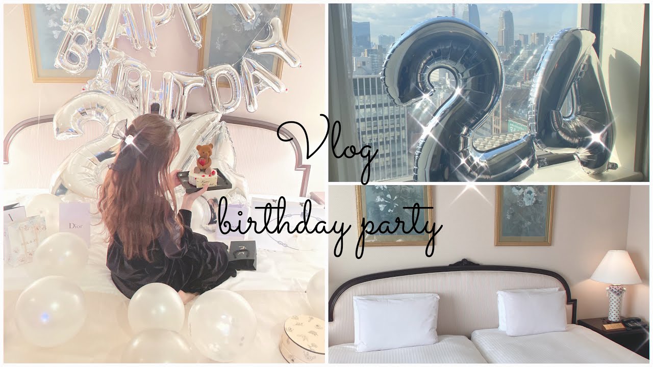 ジャニオタvlog 本人不在の誕生日会 Snowman ホテル女子会 Youtube