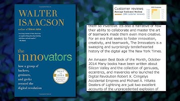 The Innovators: How a Group of Hackers, Geniuses, and Geeks Created the Digital Revolution
