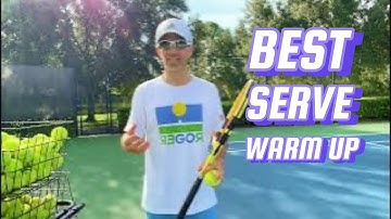 The best serve warm-up