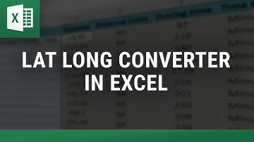 Lat Long Converter in Excel | Convert Addresses to Latitude and Longitude Easily