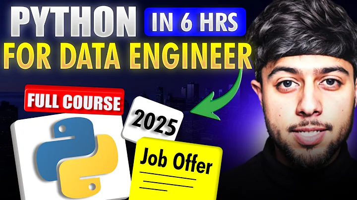 Python Full Course For Data Engineers [6+ HOURS] thumbnail