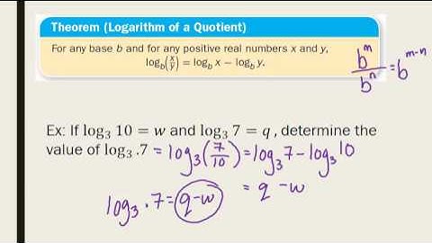 9.5 Edpuzzle Properties of Logarithms