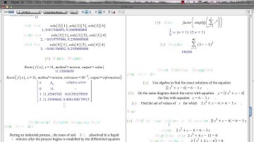 Edexcel FP1 June 2006 Q5 to Q8