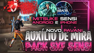 Novo😈AUXILIO DE MIRA FREEFIRE - PACK MITSUKE FF SENSI - PACK DE SENSI FREEFIRE ATUALIZADA -NIVEL XIT
