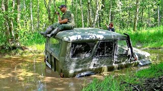 Лайт+ в три Уаза | Дизельный Патриот против Хантеров на вояках