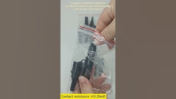 🌞 PV Solar 2-in-1 T-connectors: The perfect combination of efficient and reliable connections! 🔌