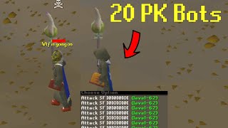 THE CRAZIEST PK BOT YET (ONE GUY CONTROLS 20 ACCOUNTS) - OSRS BEST HIGHLIGHTS, FUNNY \& WTF MOMENTS #