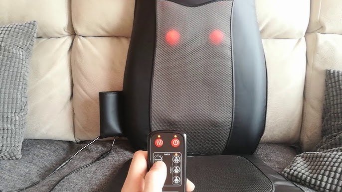 2-in-1 Shiatsu Massage Cushion and Cordless Body Massager - Homedics