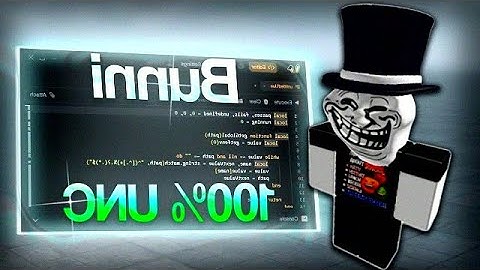 [100% UNC] Roblox Executor FREE Script Exploit - Bunni | The Best #1 Keyless Byfron Bypass Executor!