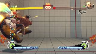 [USF4] 'KingBlackToof' PC mod - #1: Dee Jay / Guile combo test