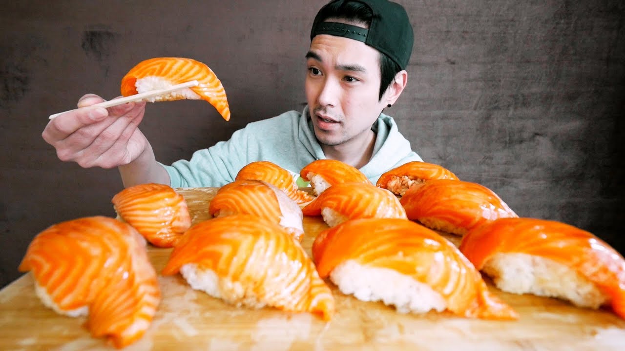 Giant Sushi Mukbang