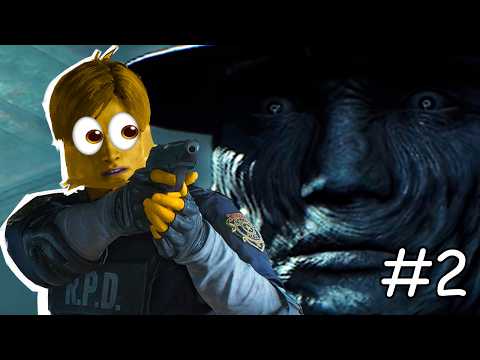 O HOMEM DO CHAPÉU NÃO PARA DE ME PERSEGUIR 😭😭😭 - RESIDENT EVIL 2 #2
