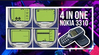 Old Nokia phone games.4 in one game play.WALL DESTROYER,CLASSIC SNAKE,SPACE DEFENCE,CAR RACING screenshot 1