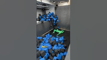 WHAT IS AT THE BOTTOM OF A FOAM PIT? 🤔