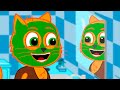 Família de Gatos - Creme facial Desenho Animado em Português Brasil