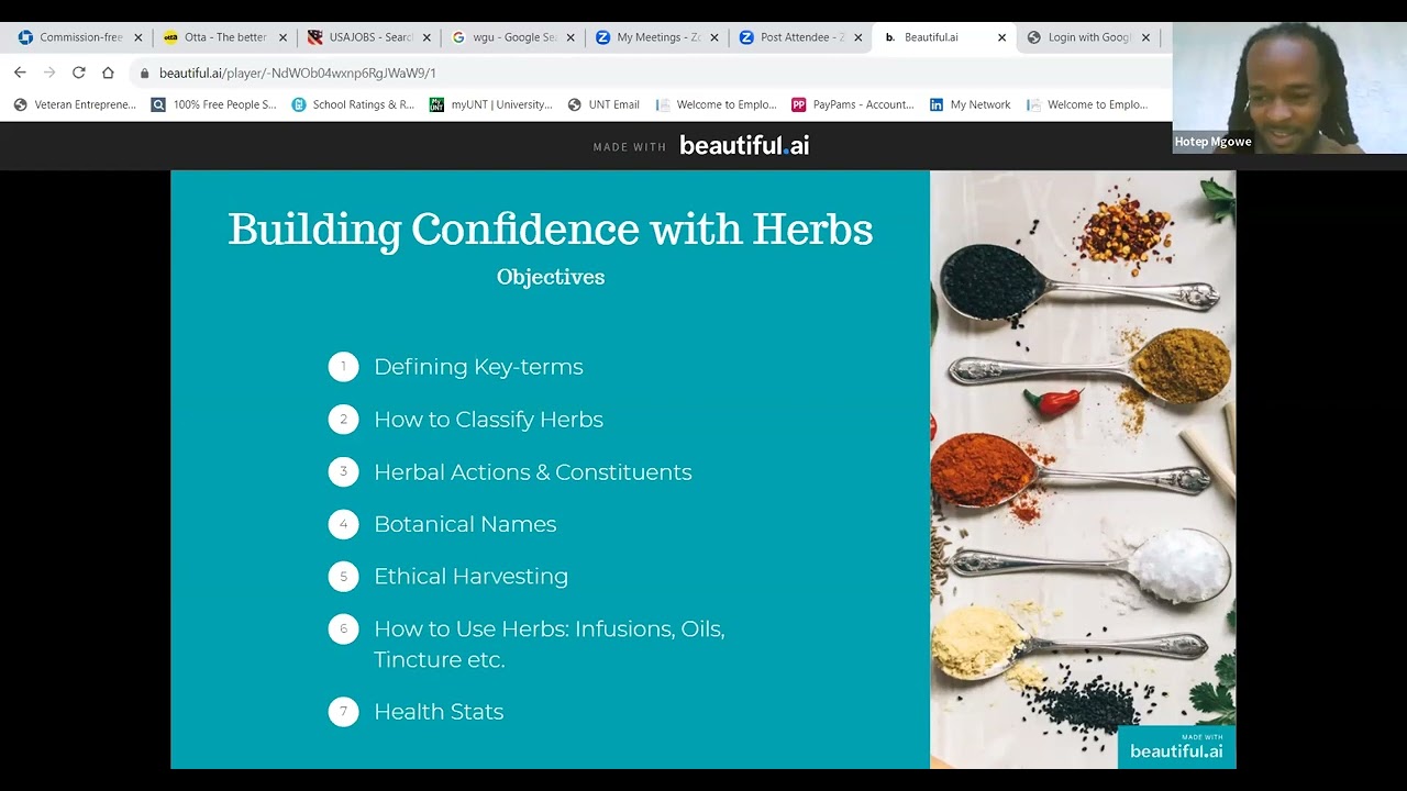 Alkaline University - Building Confidence with Herbs. 9.11.23