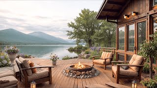 Cozy Veranda Oasis Nature Sounds for Insomnia, Stress & Anxiety Relief | Spring lake with birdsong
