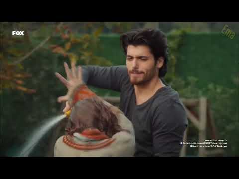 Can Yaman ~ Yalin ve Defne ~ INADINA AŞK ~ The Hosepipe Scene ~ Episode 17 ~ English Subtitled....