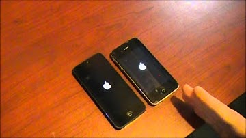 iPhone 5 vs iPhone 4 Boot-up Time