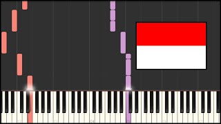 Indonesia National Anthem - Indonesia Raya (Piano Tutorial)