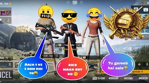 Random pro Players call me noob and I challenge for tdm 1v2 || PUBG MOBILE | Star OP gaming | part 1