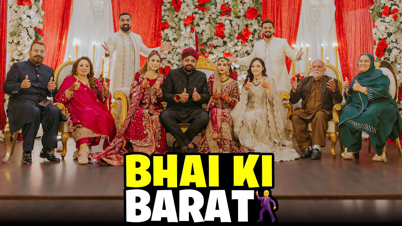 Barat Night of Asjad and Marium💕Dogar ny Match ka stress ly lia🥺