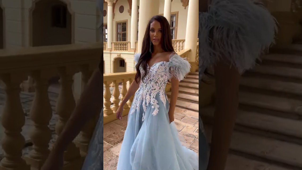 Ava Presley 39213 - Off Shoulder Sequin Prom Dress – Couture Candy