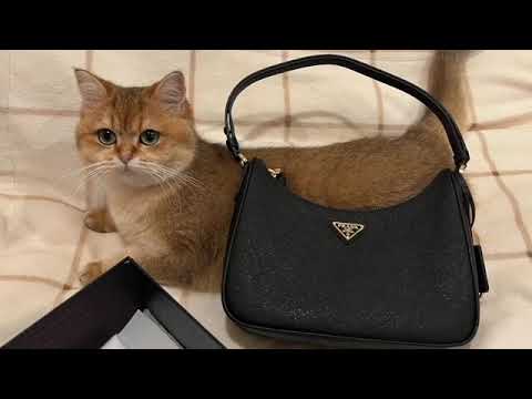 Prada Unboxing: Saffiano Leather Mini Bag - YouTube