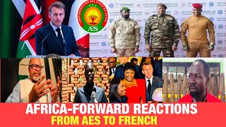 AES V President Emmanuel Macron: Burkina Faso Mali And French Citizens Reaction 