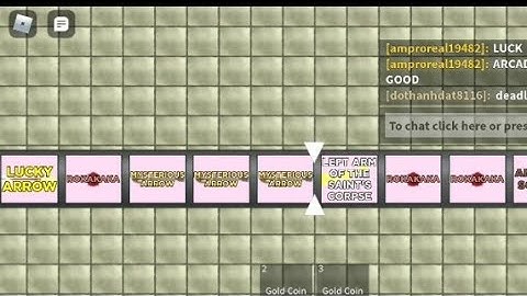 [YBA] Imagine getting a lucky arrow from arcade