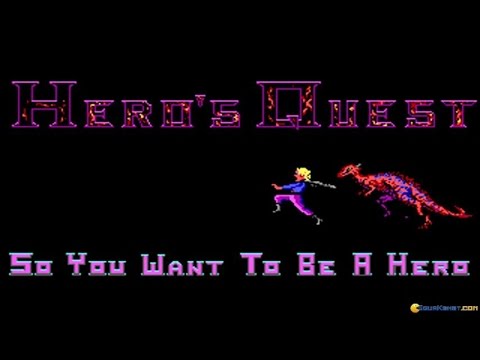 hero's quest: so you want to be a hero gameplay (PC Game, 1989)