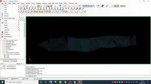 Cara eksport file SURPAC 6.3 ke autocad #part 4