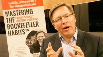 Verne Harnish talks about the Rockefeller Habits — Singapore