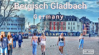 Bergisch Gladbach, Germany/ walking tour in Bergisch Gladbach an elegant and beautiful city 4k HDR