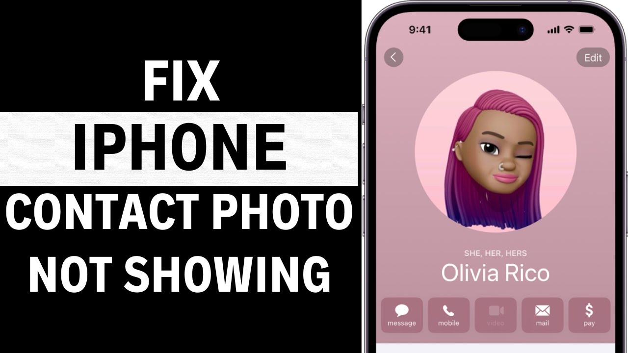 How to Fix Contact Photo Not showing in Full Screen in IPhone (iOS 17