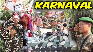 DITDIM CARNIVAL AND INDONESIAN INDEPENDENCE CEREMONY, FULL OF FESTIVAL CONVOY WITH THE WHOLE COMM...
