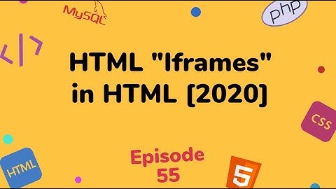Iframe Tag🔥HTML 5 Tutorial | HTML iframe Example and Tutorial [ 2020 ] [ in Hindi ]⚡