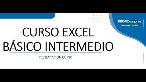 CURSO EXCEL BÁSICO INTERMEDIO - CLASE 3