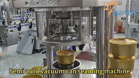 Semi-Auto Vacuum Can Seaming Machine: Compact Sealing Solution for Food & Industrial Cans