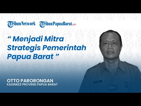 Kadinkes Provinsi Papua Barat Otto Parorongan Ucapkan Selamat atas Launching TribunPapuaBarat.com