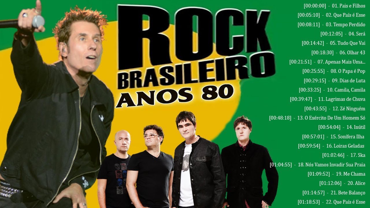 Pop Rock Nacional Anos 80 O Melhor Do Pop Rock Nacional Musicas Pop 
