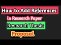 Working Thesis, Research Proposal, Bibliography - YouTube