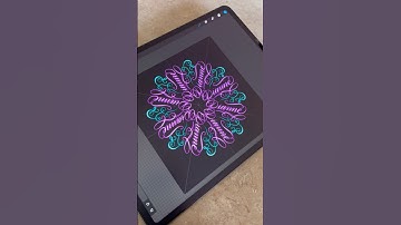 Procreate Idea Mandala ##mandala #procreate #procreateart #digitalart #fyp #mandalaart #calligraphy
